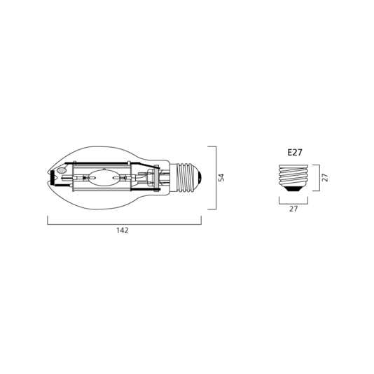 HSI-Metalarc Protected Ovoid - Pierlite